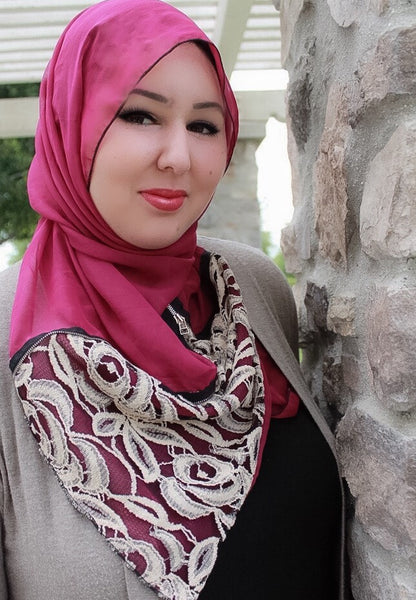 Fuchsian Paisley Scarf