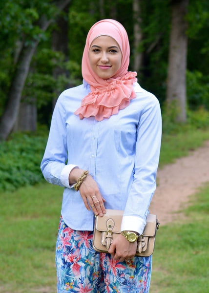 Pink Coral Ruffle