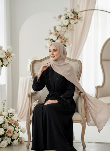 Featherlight Grace Abaya