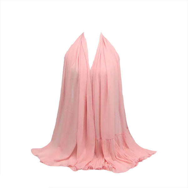 Pleated Edge Chiffon