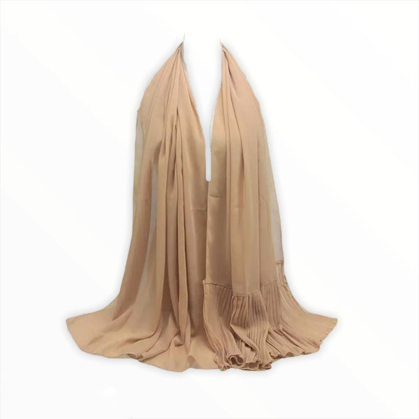 Pleated Edge Chiffon